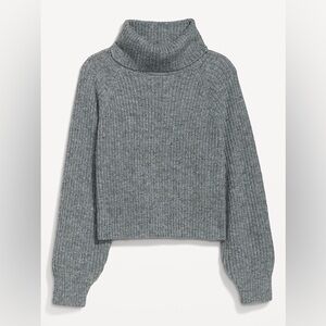 OLD NAVY Boxy Gray Turtleneck Sweater (L)